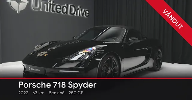 PORSCHE 718 SPYDER