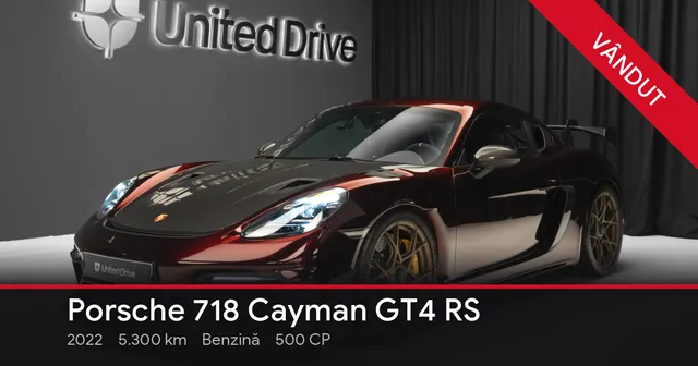 PORSCHE 718 CAYMAN GT4 RS