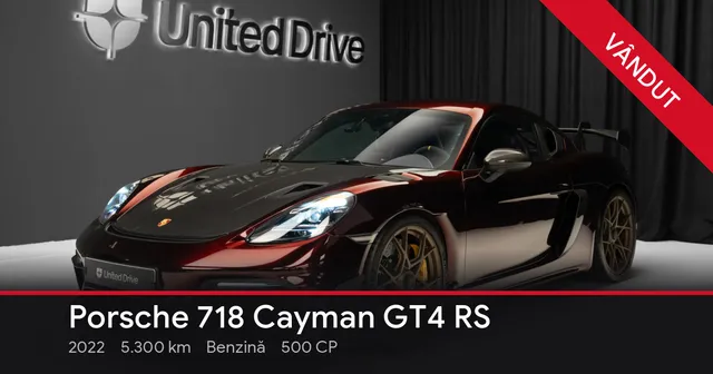 PORSCHE 718 CAYMAN GT4 RS